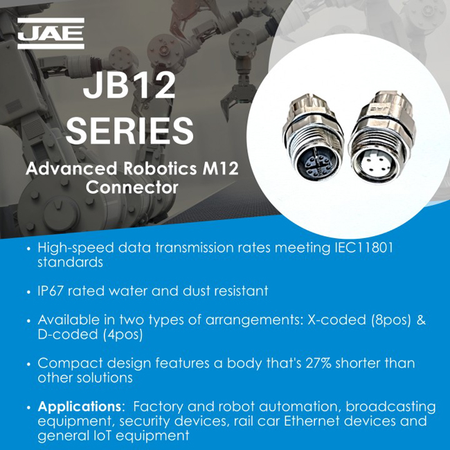 JAE JB12 Series Connectors