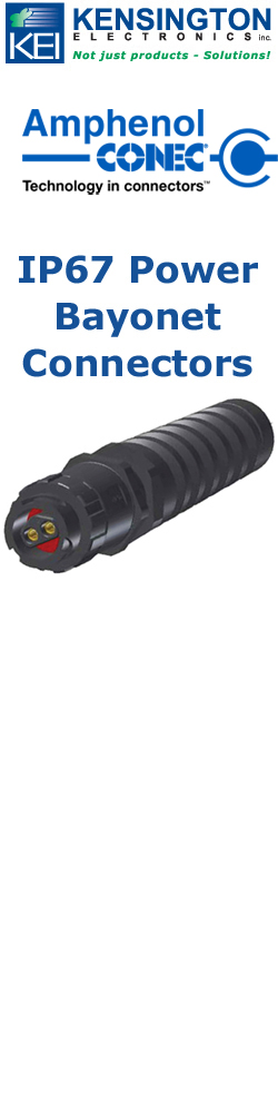 CONEC IP67 Power Bayonet Connectors